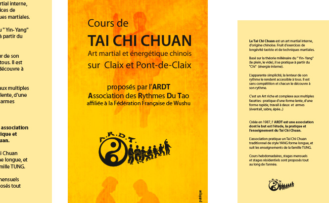 ARDT taichi chuan flyer illustration
