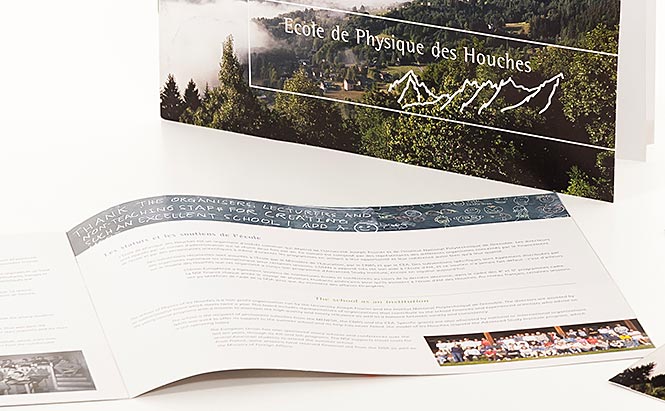 Ecole de Physique des Houches (Haute-Savoie) - brochure