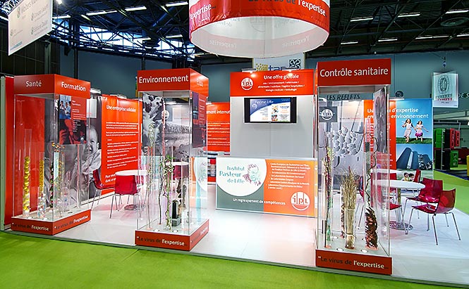 Institut Pasteur Lille (IPL) - visuels de stand